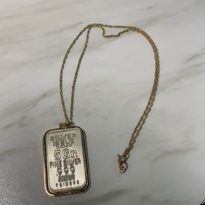 5 gram silver issue pendant